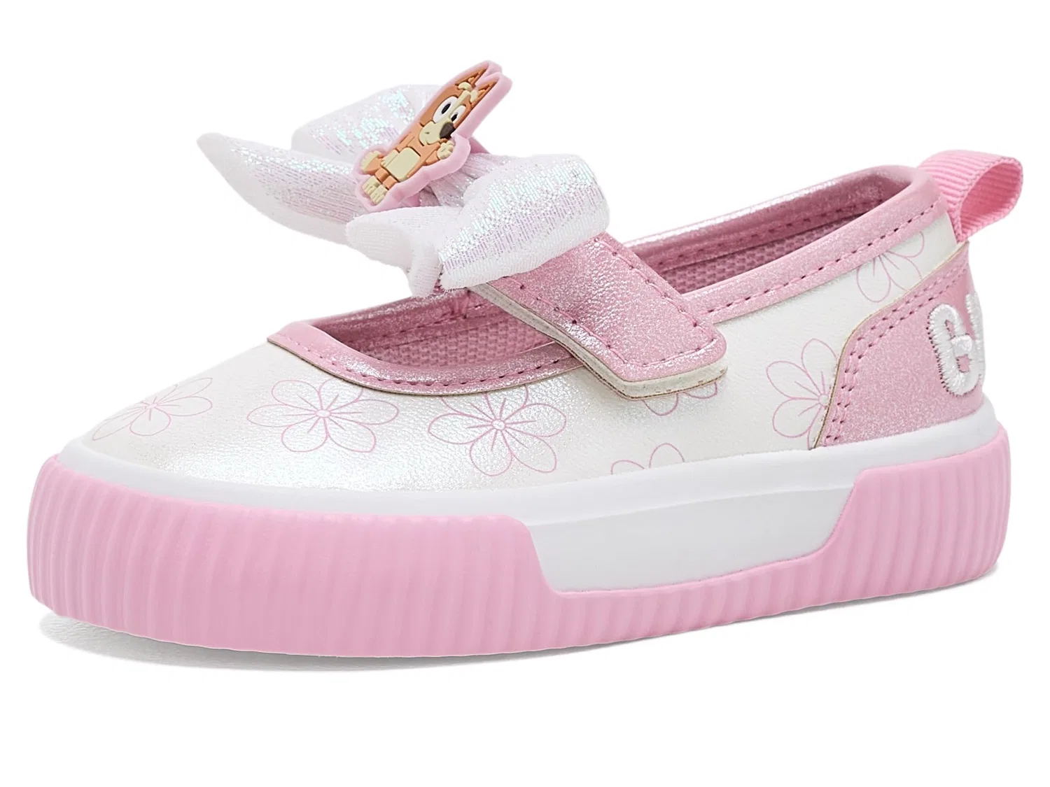 Детские кроссовки Bluey Mary Jane Court (для малышей) Ground Up, Pink