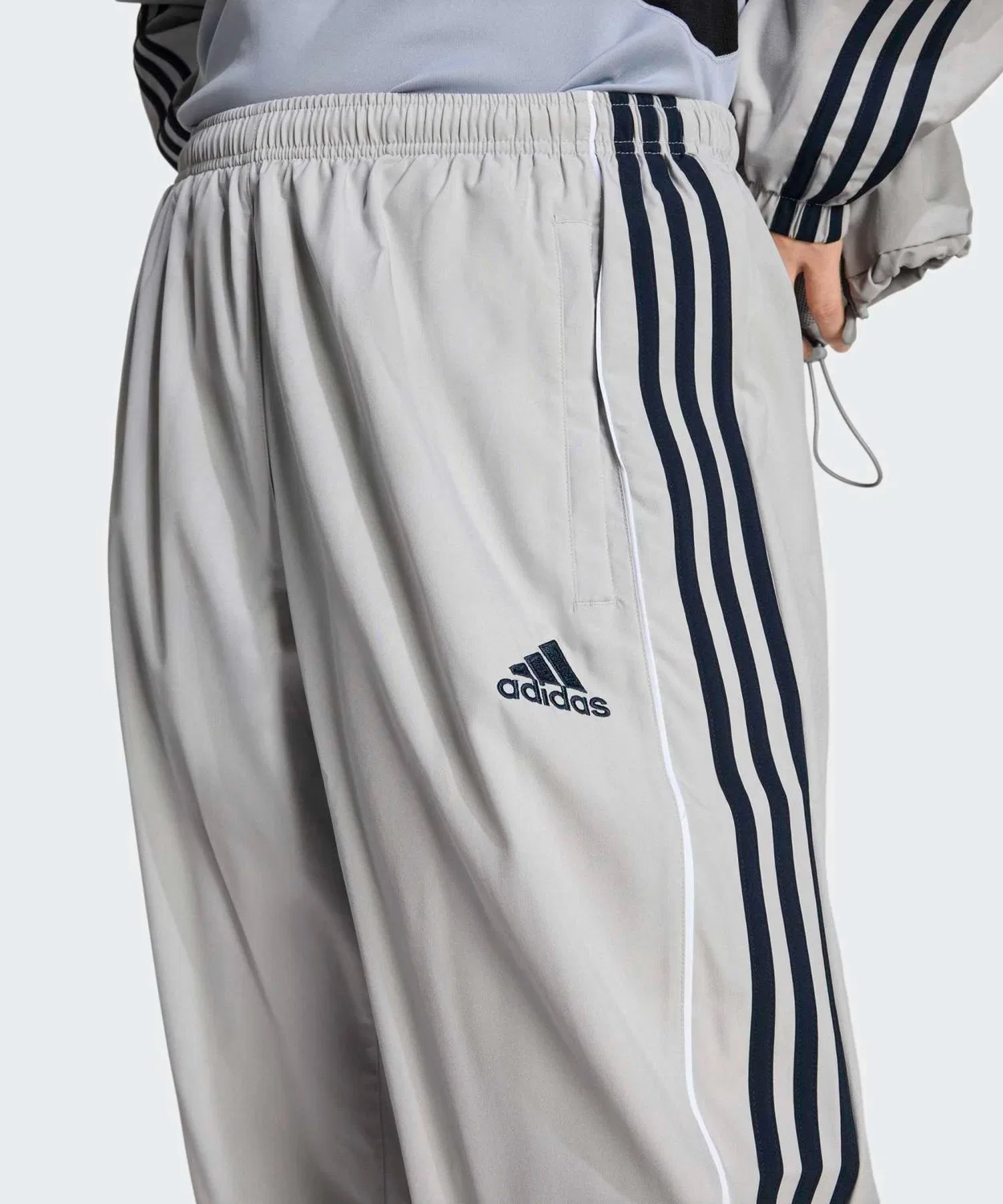 Мужские спортивные штаны свободного кроя Team Geist Adidas Originals, Серый — фото 3