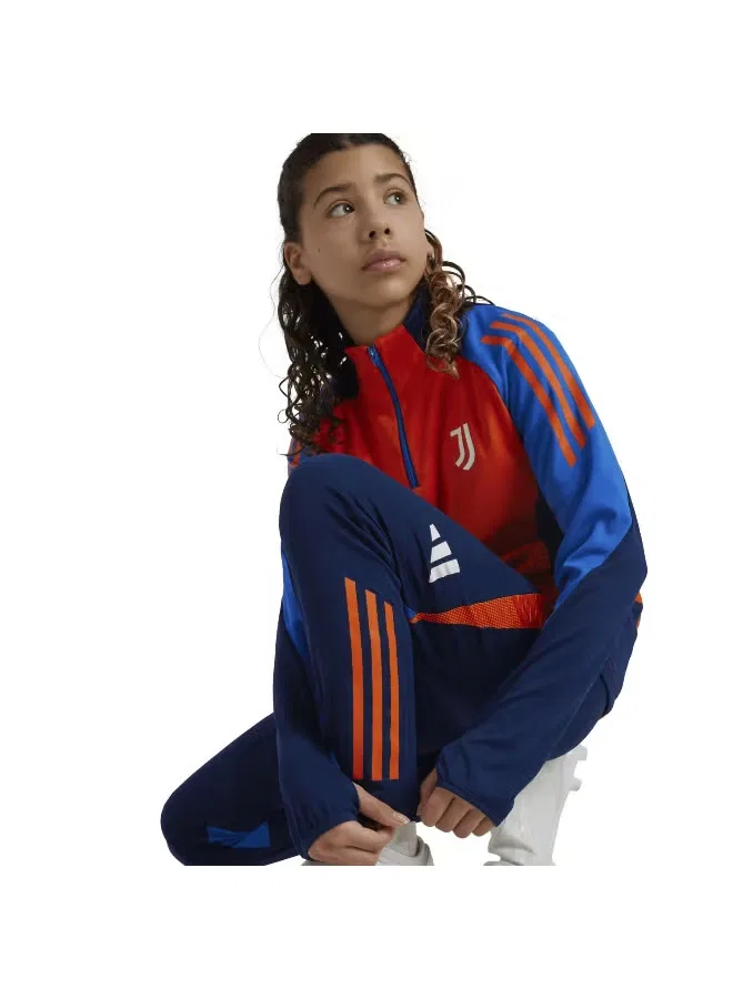 Штаны тренировочные с влагоотводящей технологией Juventus Tiro24 Adidas, темно-синий — фото 4
