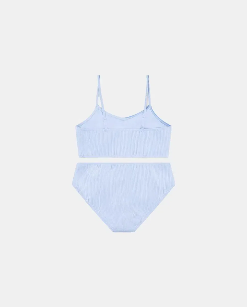Детский купальник для девочек с принтом Abercrombie Kids, Azul — фото 2