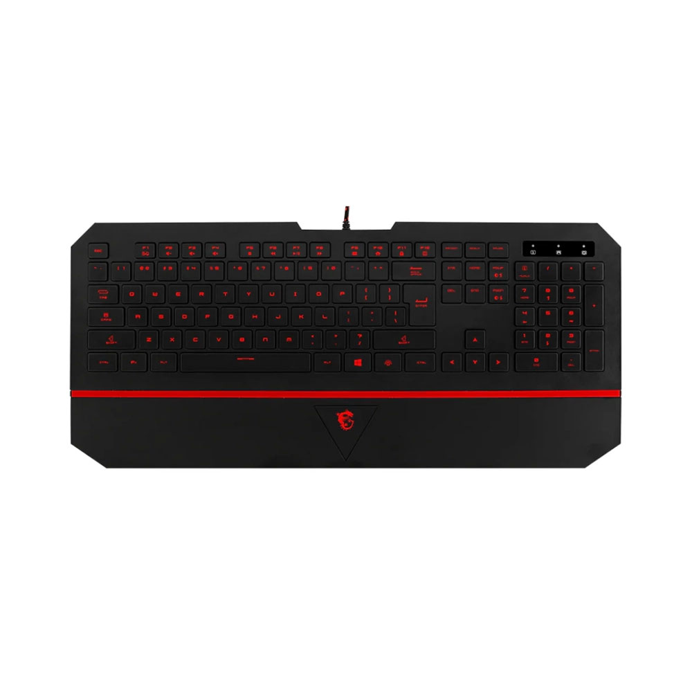 

Игровая клавиатура MSI Interceptor DS4100, чёрный, английская раскладка