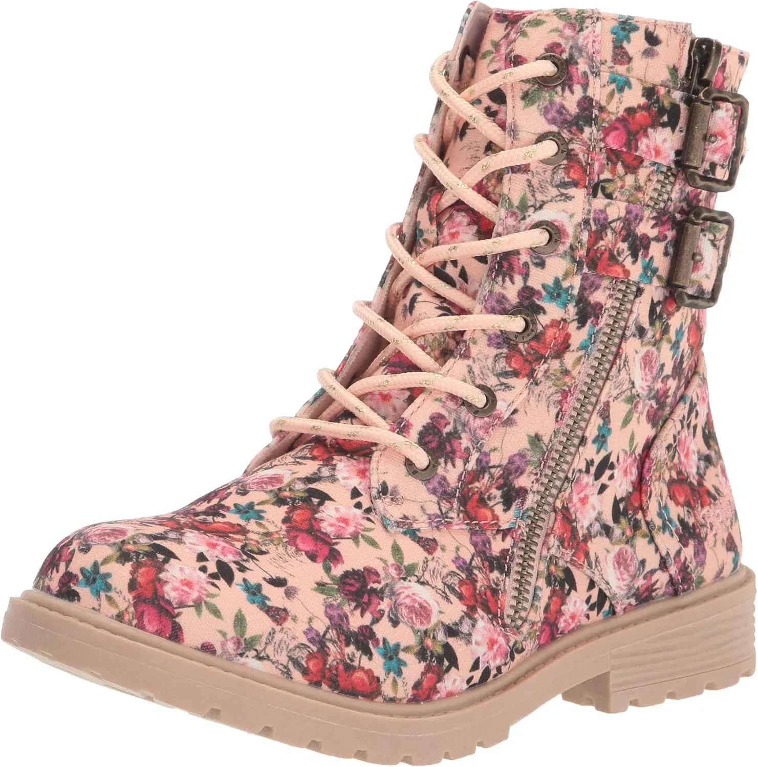 Детские ботинки для девочек Rya-k Combat Blowfish Malibu, Pink Anastasia