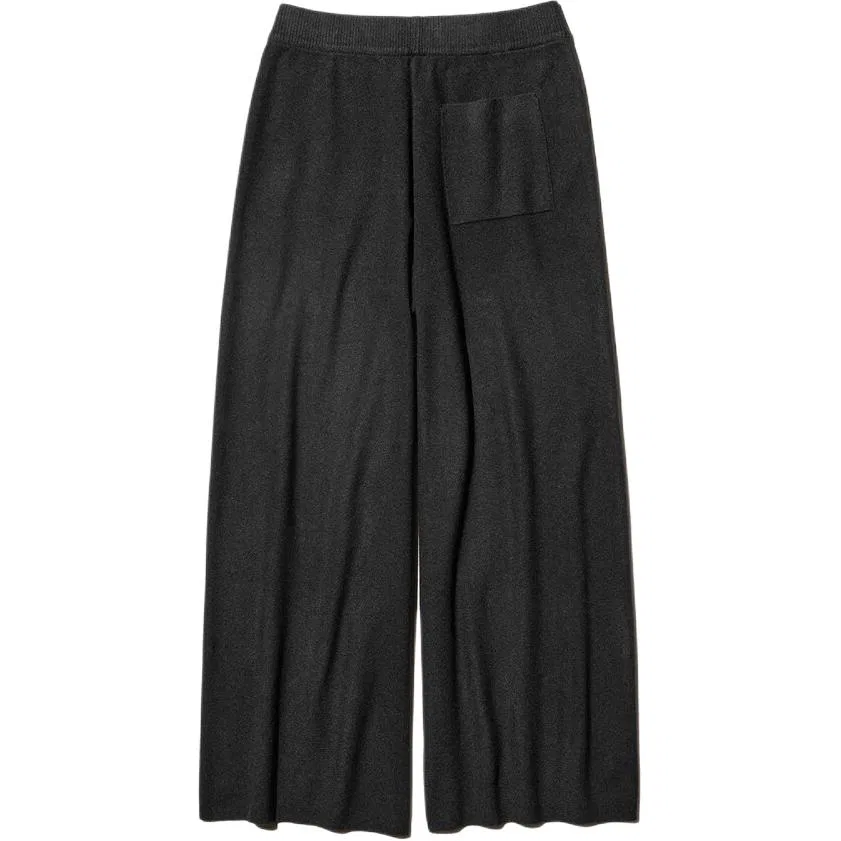 Женские трикотажные спортивные штаны прямого кроя UNIQLO, Black — фото 3