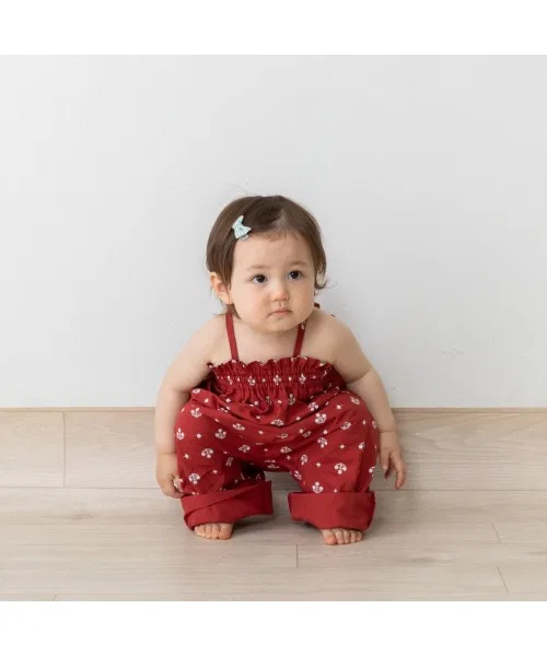 Детский комбинезон-боди с принтом бутонов FirstCloset×mio Toys"R"Us/Babies"R"Us, Красный — фото 4