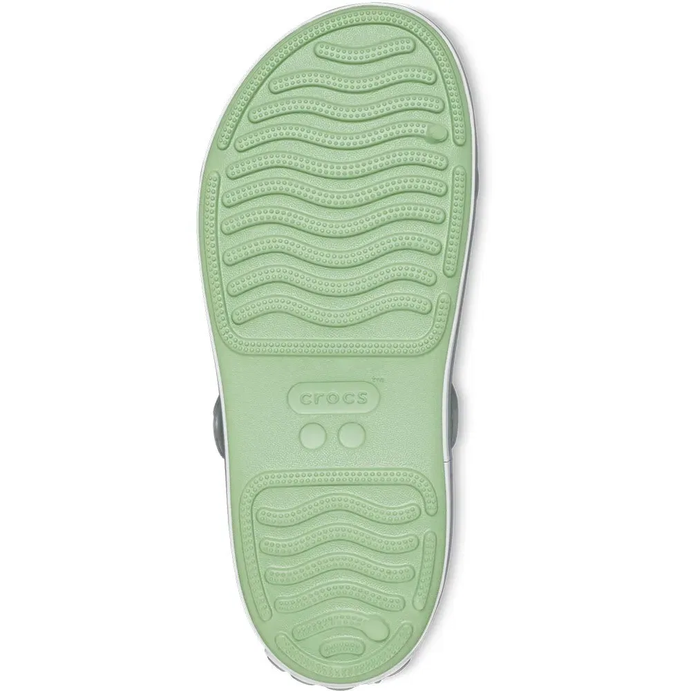Детские сандалии для девочек с защитным мыском Crocband Cruiser Crocs, Green — фото 2