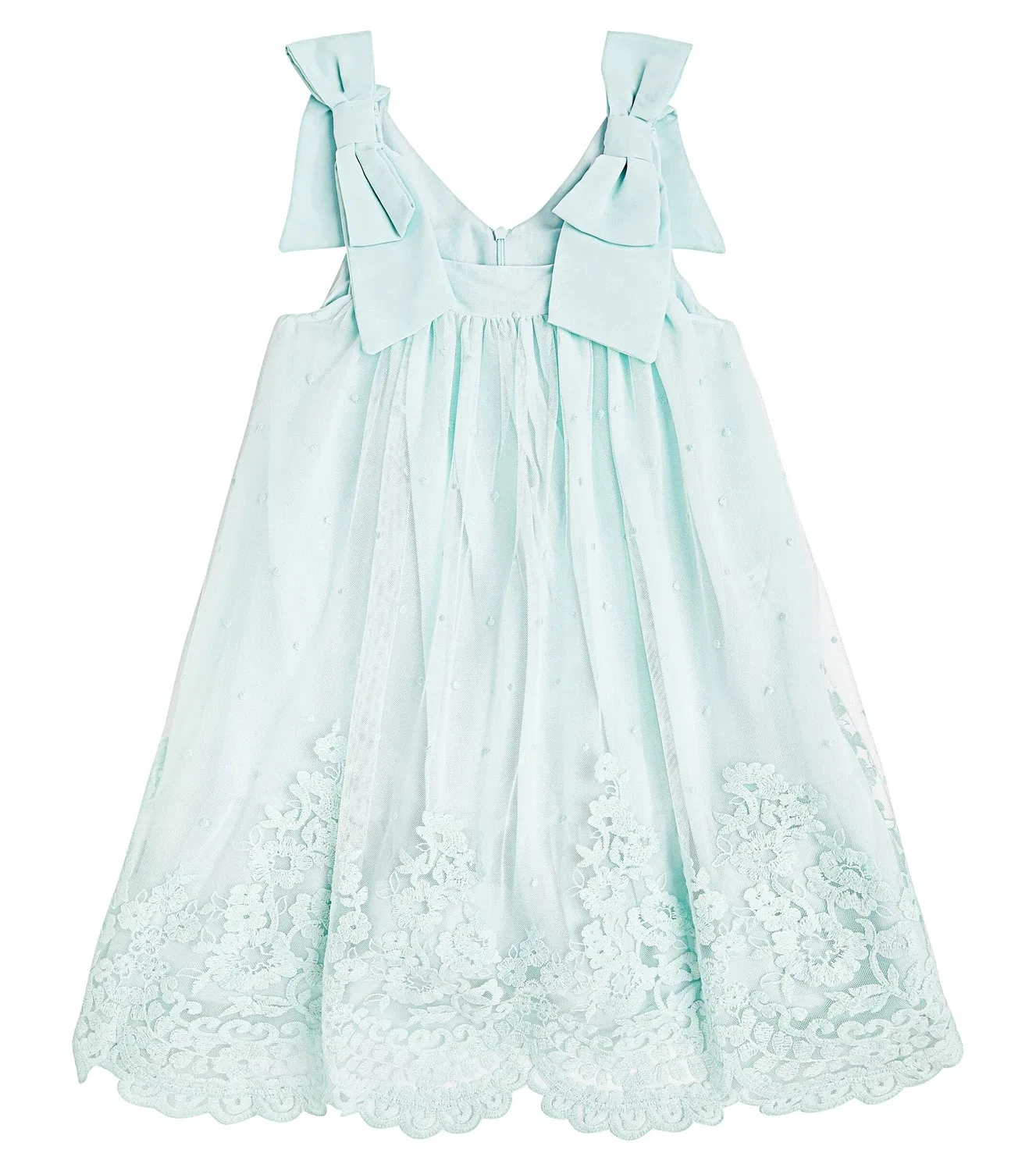 Платье из вышитого тюля Patachou, зеленый