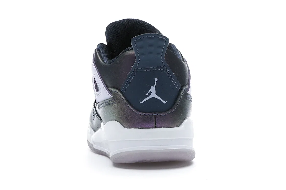Детские кроссовки Lifestyle с принтом Jordan 4 Retro Monsoon Blue, Monsoon Blue/Armory Blue-Melon Tint-White — фото 4