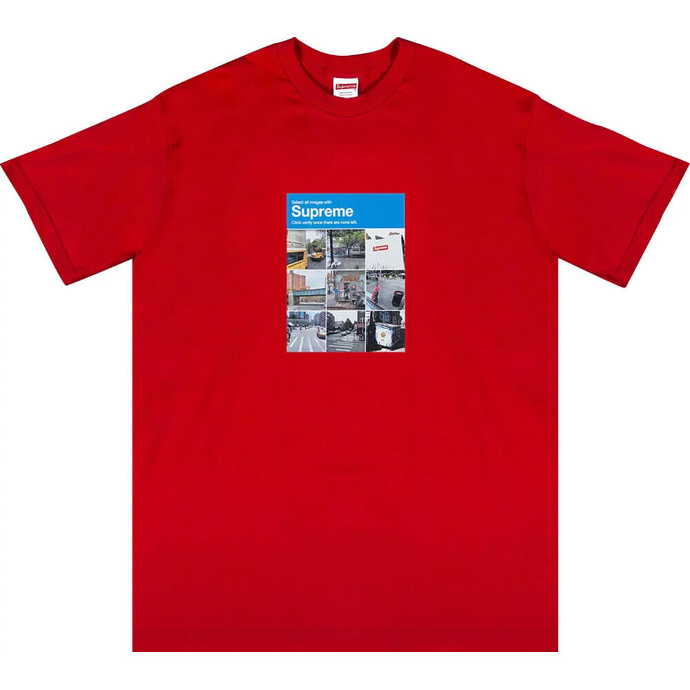 

Футболка Supreme Verify, красный