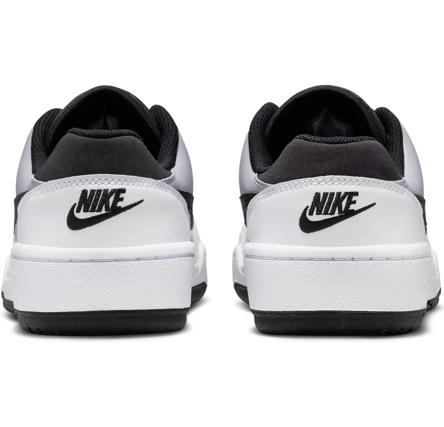 Детские кроссовки для мальчиков с кожаным верхом Full Force Gs NIKE, White Black Pewter — фото 3