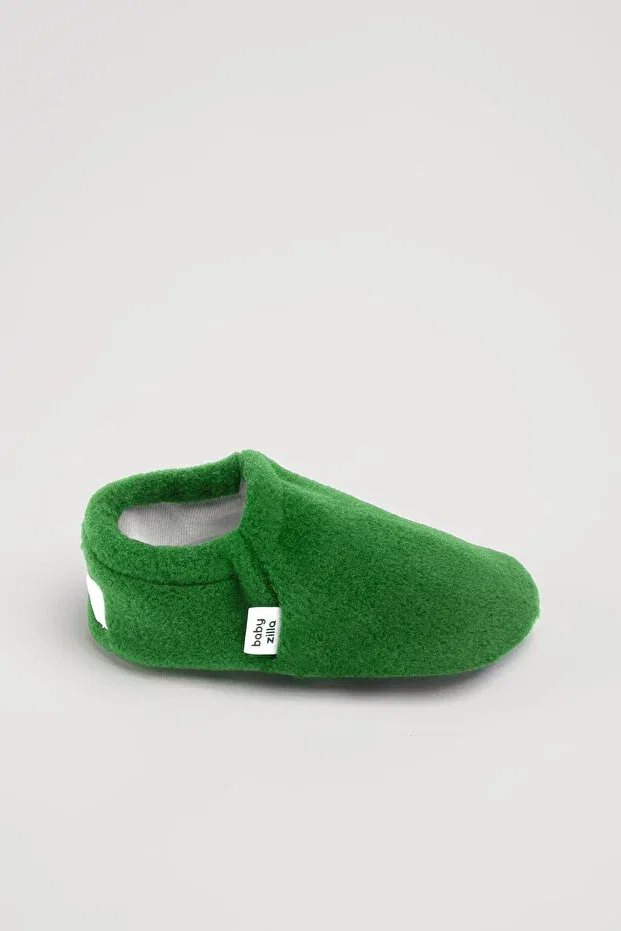 Детские пинетки из флиса с нескользящей подошвой Babyzilla, Green — фото 3