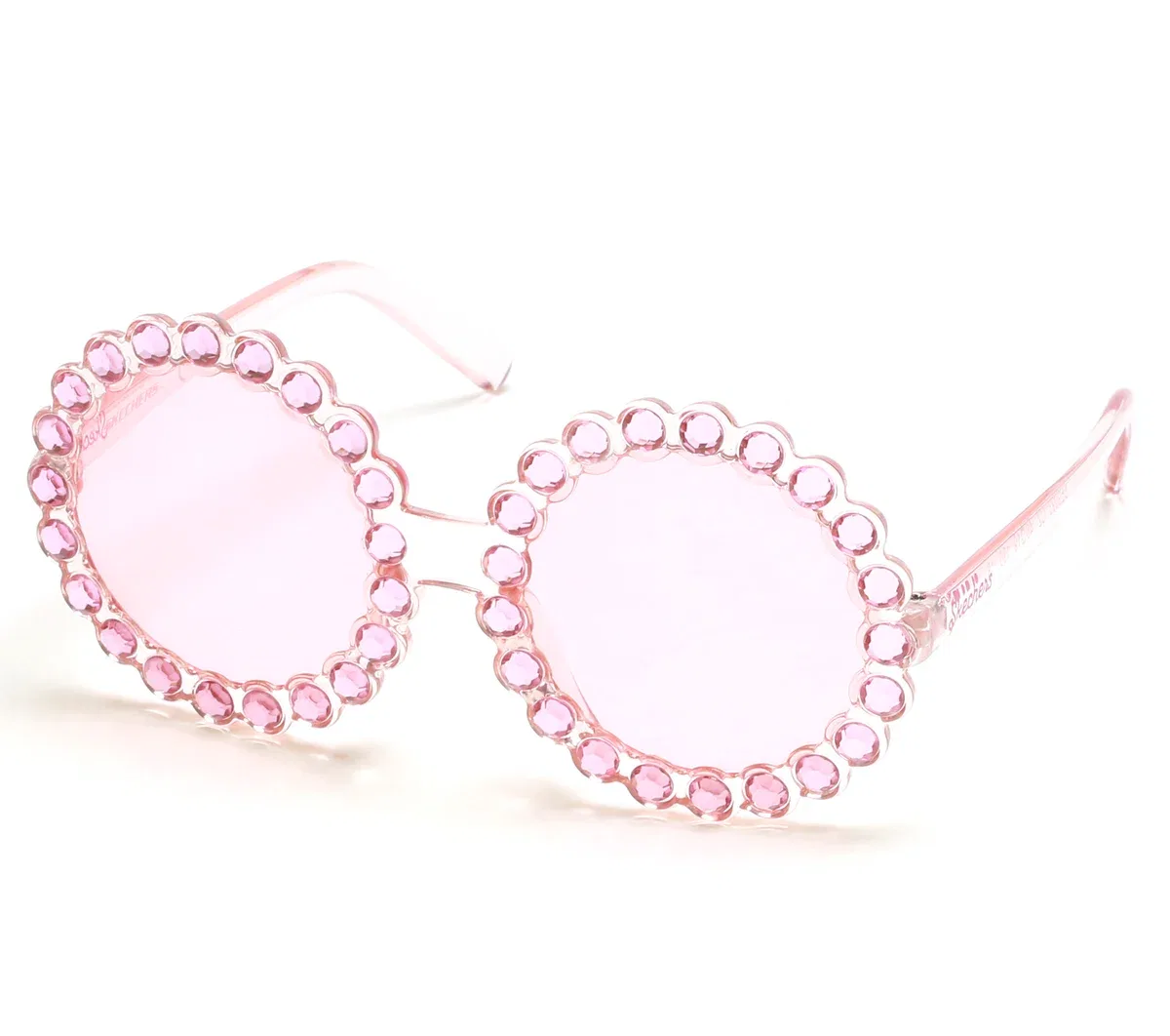 Детский товар Round Rhinestone Sunglasses Skechers, розовый