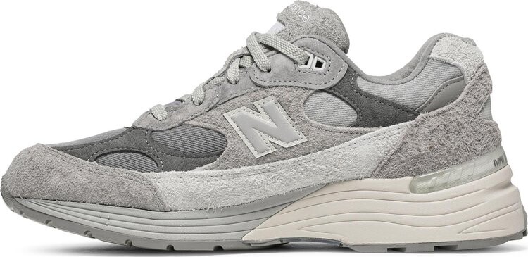 Кроссовки New Balance Levi’s x 992 Made in USA 'Grey Denim', серый — фото 4