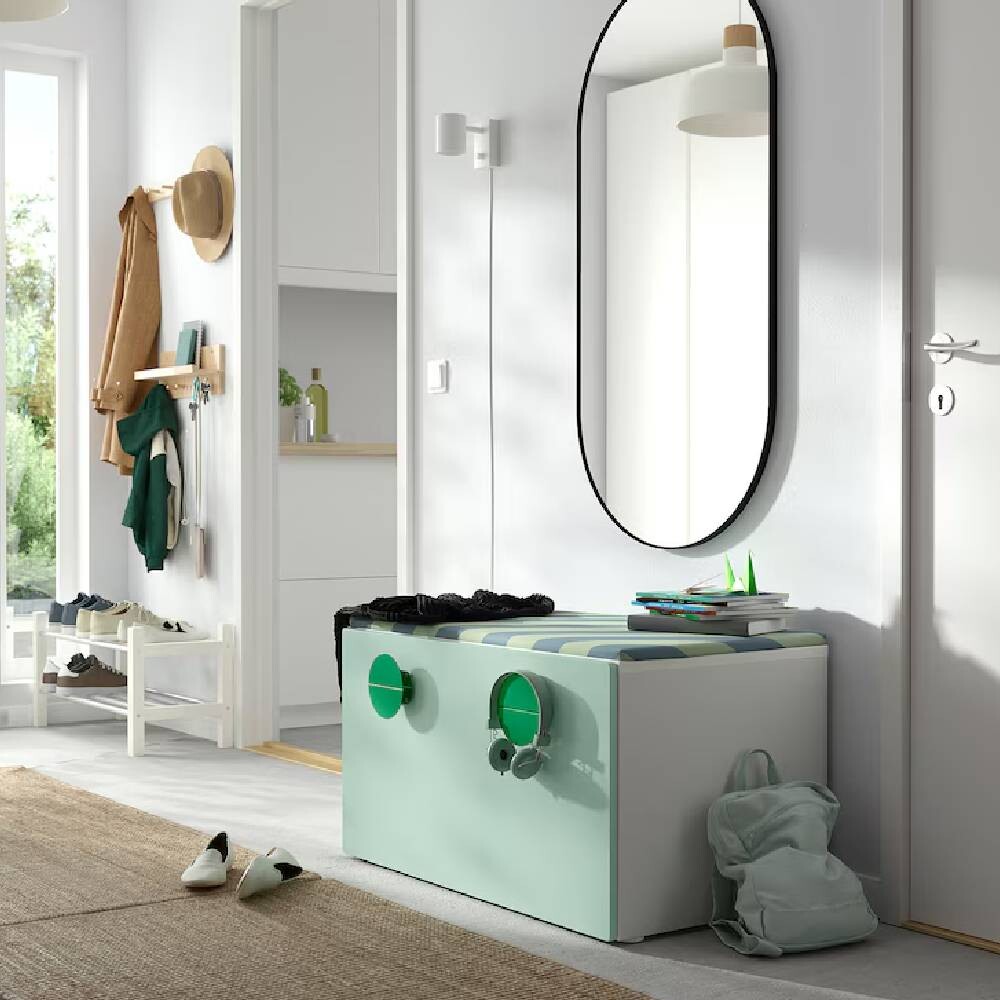 Тумбочка для хранения Ikea Smastad 90X52X48 см, зеленый — фото 3