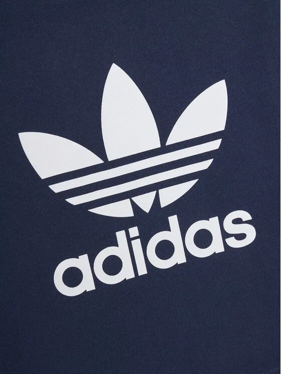 Футболка regular fit adicolor Trefoil Adidas, темно-синий — фото 3