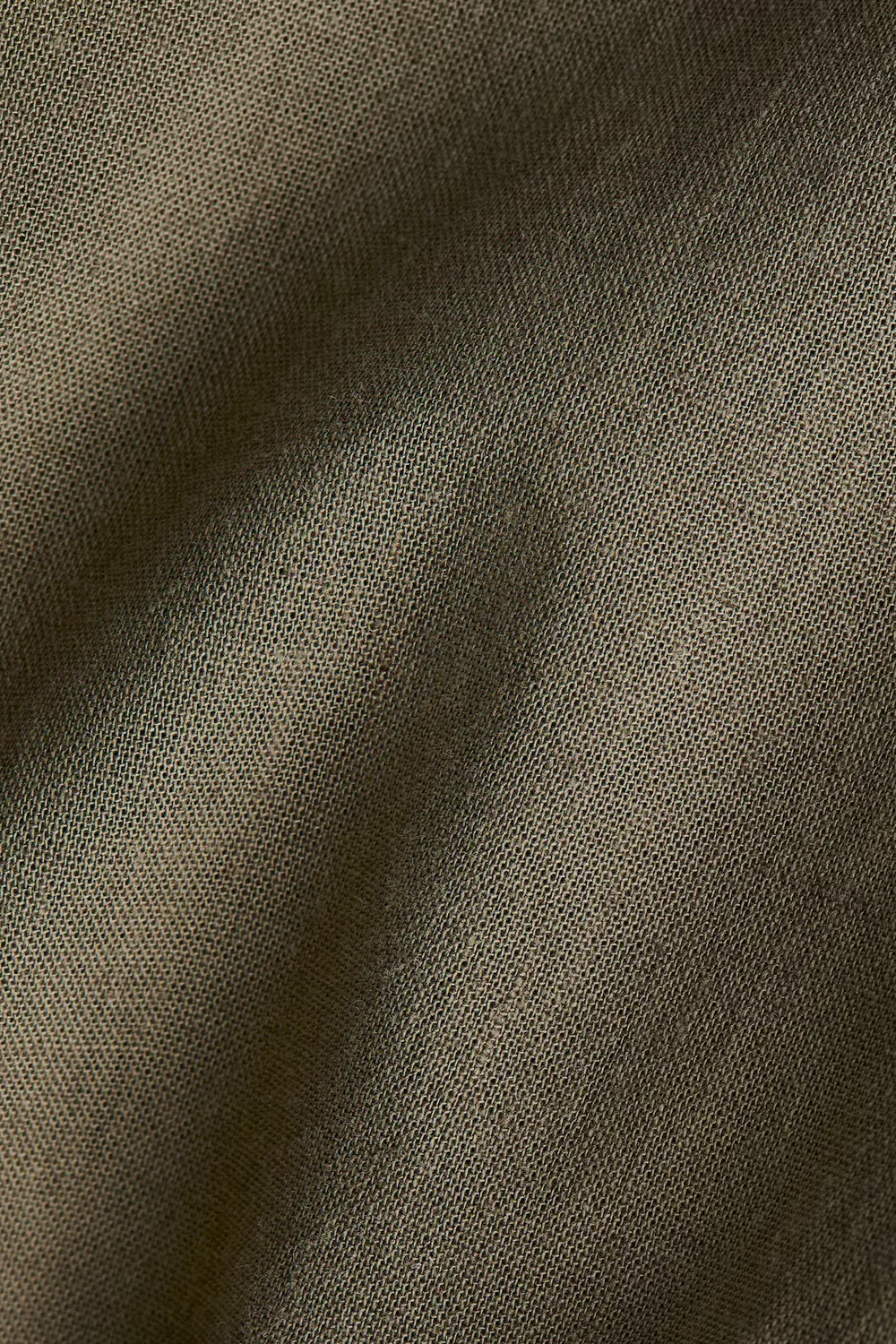 Пилотская куртка из смеси льна H&M, Khakigrün — фото 2