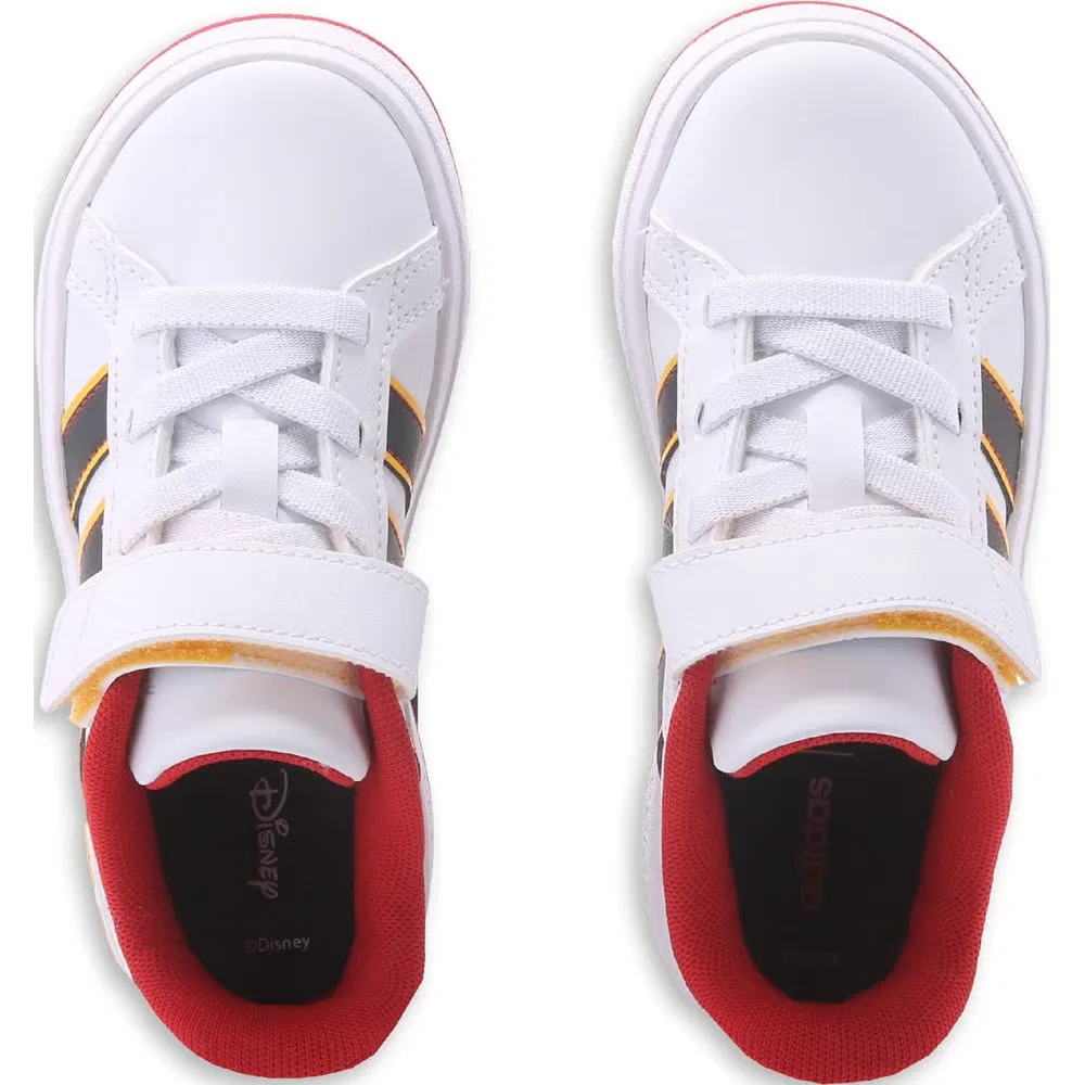 Детские кроссовки Mickey Mouse Grand Court 2.0 Adidas, Black/Mickey Mouse — фото 4