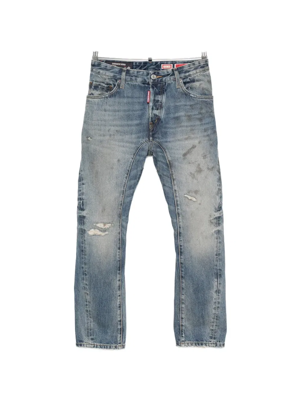 Брюки прямые Dsquared2, синий