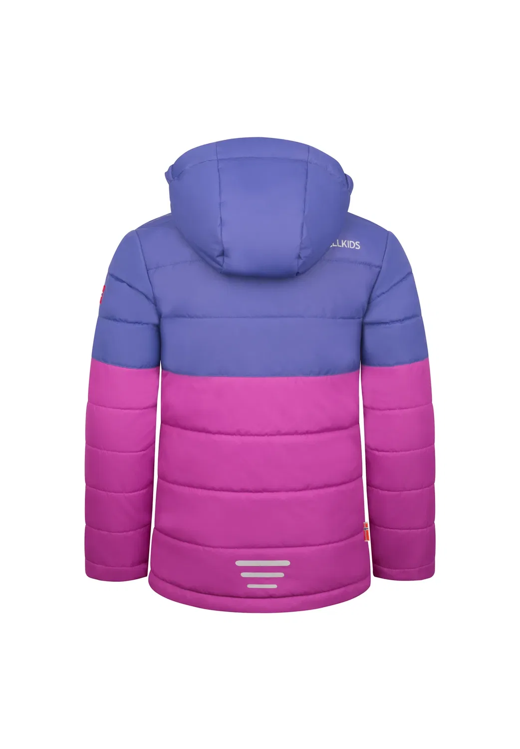 Детская горнолыжная куртка унисекс с подолом - лыжная куртка Trollkids, Dark Purple — фото 2