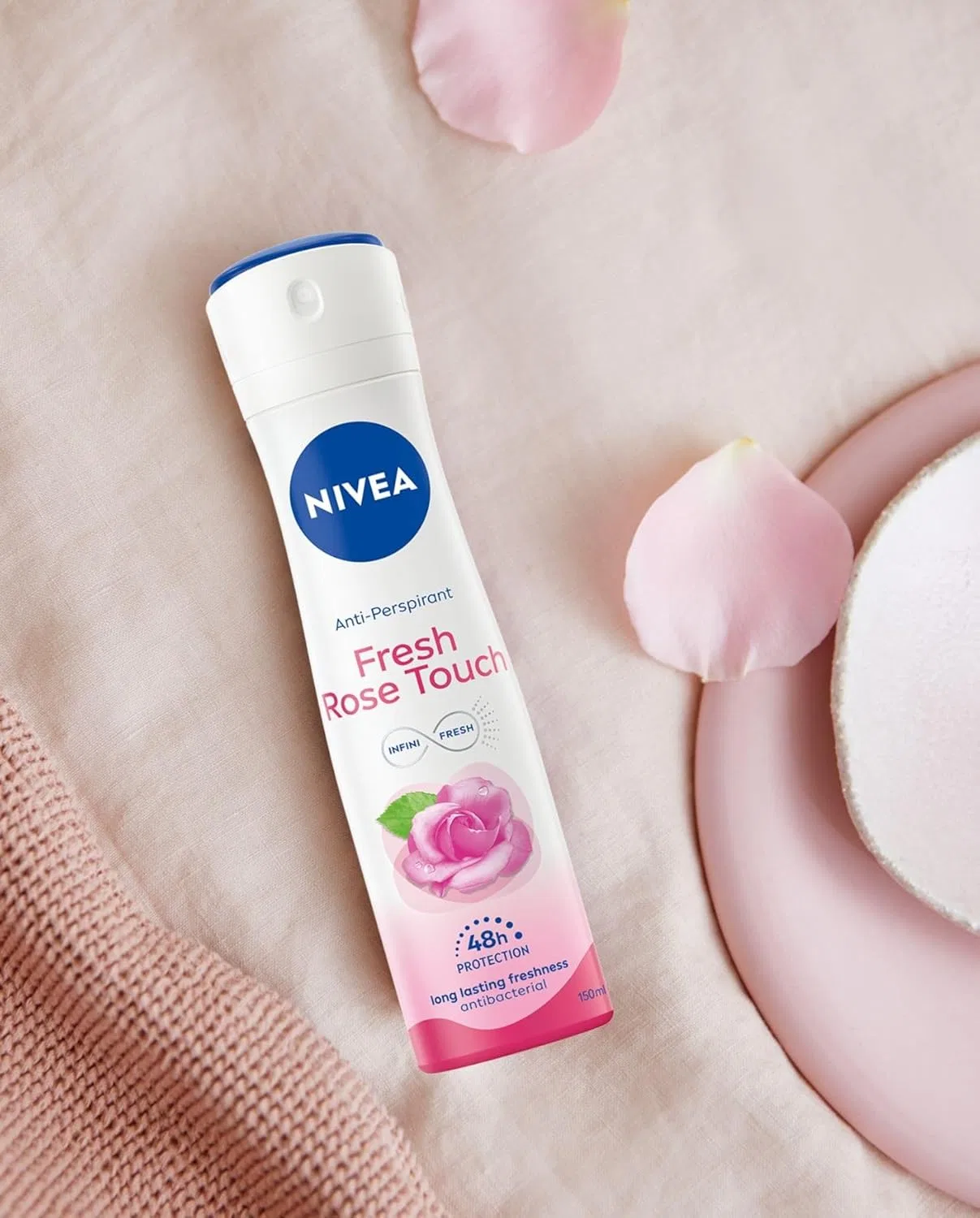Дезодорант-антиперспирант аэрозольный Nivea, 150 мл, Rose — фото 4