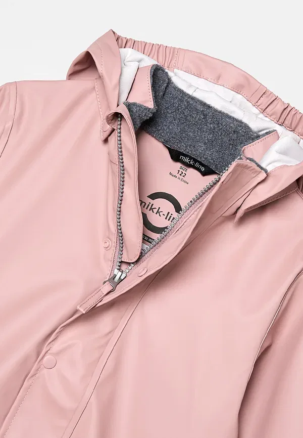 Дождевой костюм без подтяжек, водонепроницаемый, Pu rain set Mikk-line, woodrose — фото 4