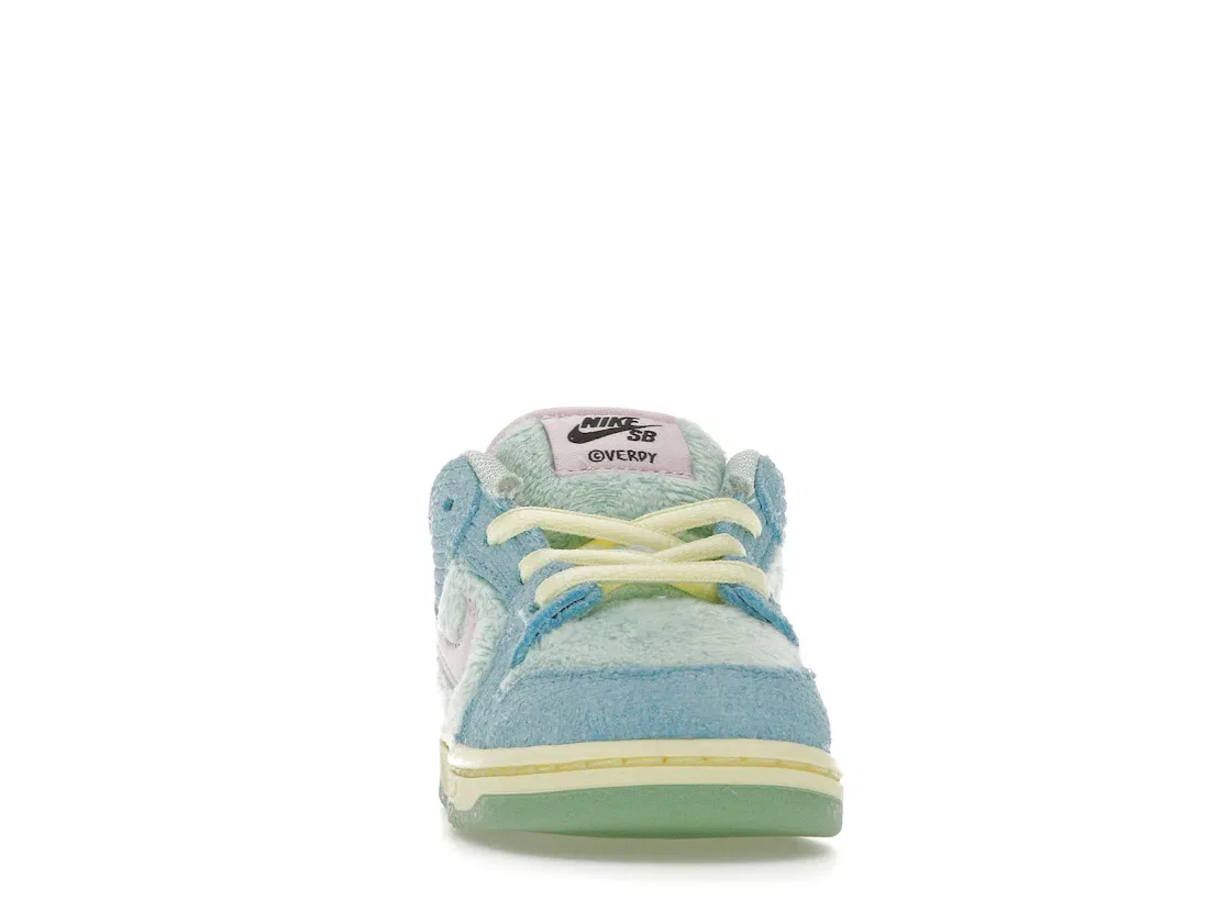 Детские кроссовки Nike SB Dunk Low Verdy Visty, Blue Gaze / Light Arctic Pink / Bicycle Yellow — фото 2