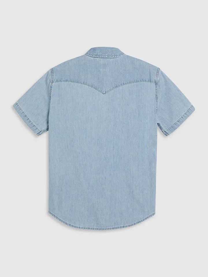 Мужская джинсовая рубашка Regular fit Levi's, Light Blue — фото 4