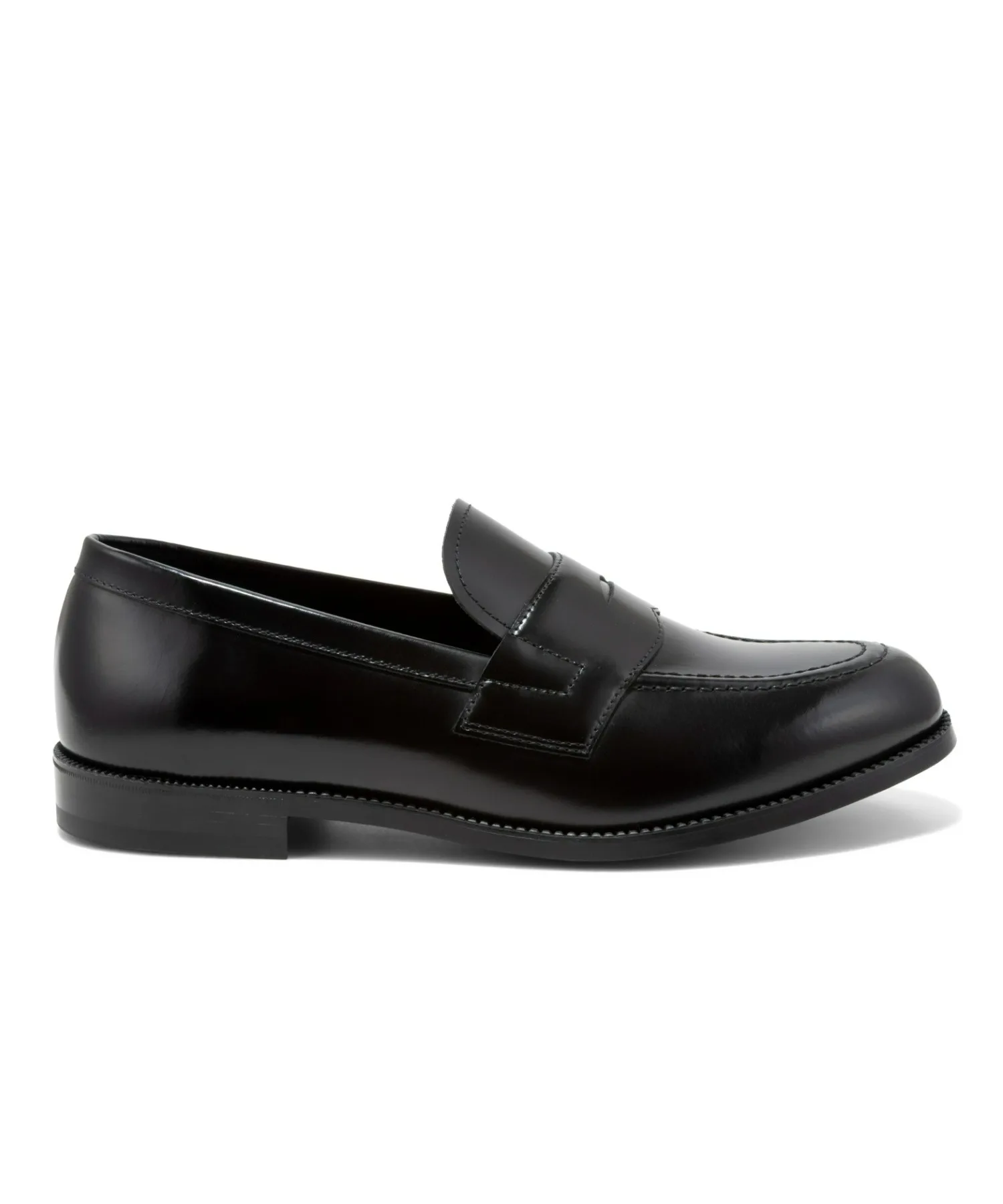 Мужские кожаные лоферы KENFORD COIN LOAFERS чёрные — фото 4