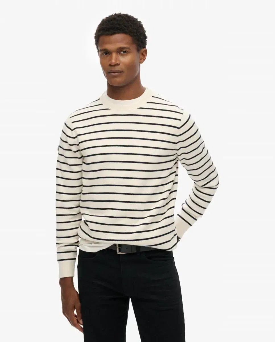 Мужской джемпер с принтом Merchant Breton Superdry, Azul