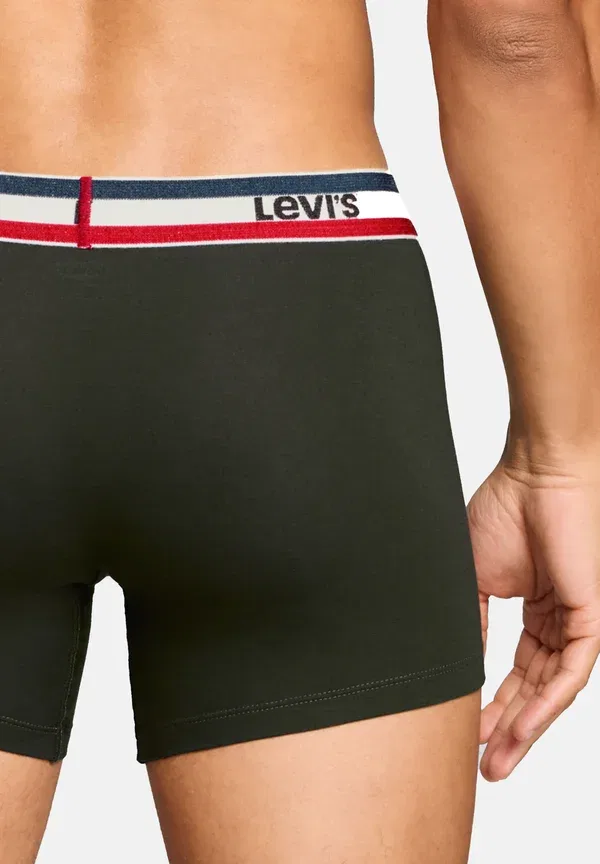 Комплект боксеров Levi'S, черный/хаки — фото 4