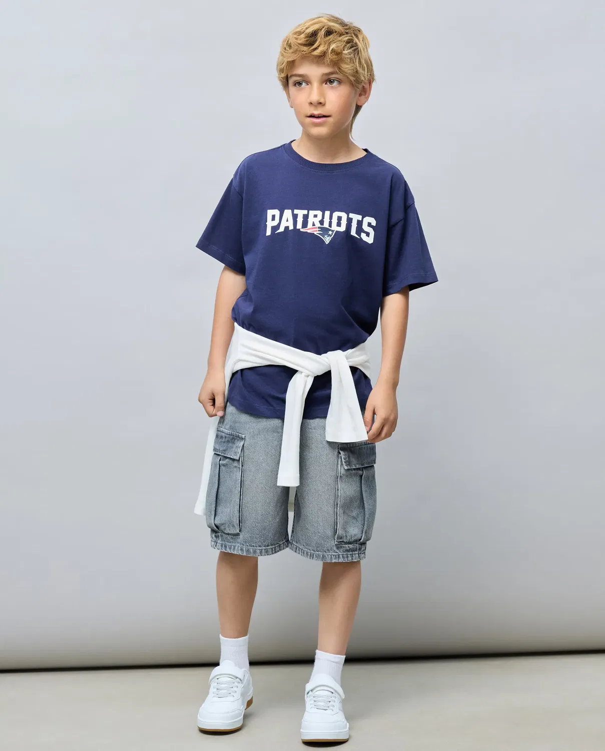 Детская футболка с принтом NFL PATRIOTS Kids El Corte Inglés, Azul Marino