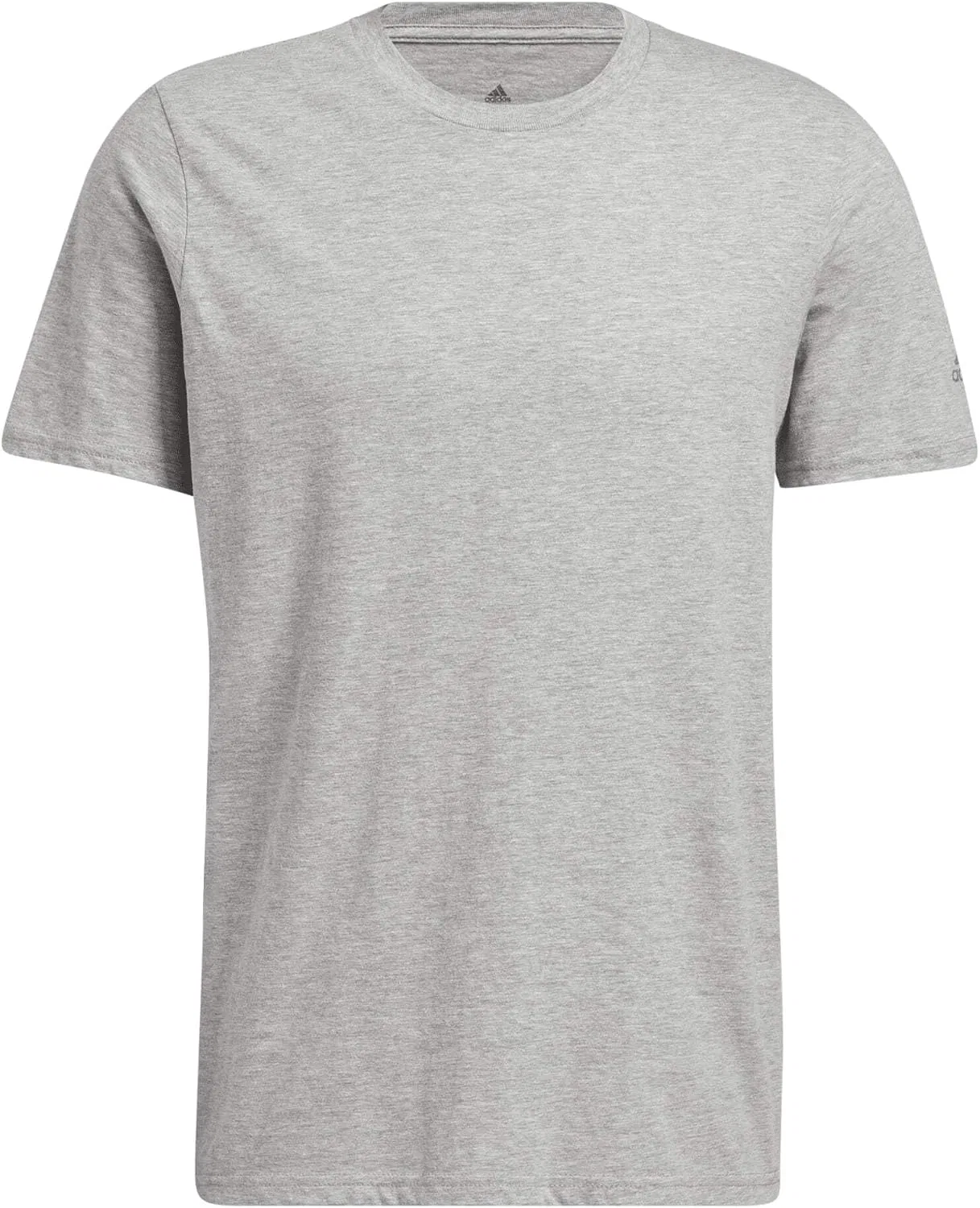 Мужская футболка для гольфа adidas, Medium Grey Heather
