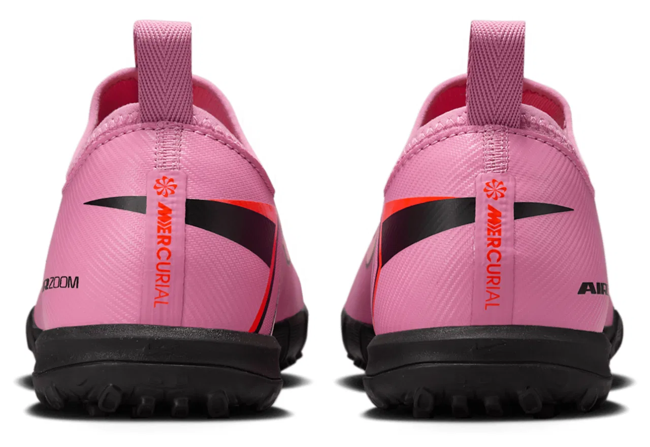 Футбольные бутсы для мальчиков Zoom Vapor 16 Academy Nike, цвет Total Crimson/Magic Flamingo/Black — фото 3