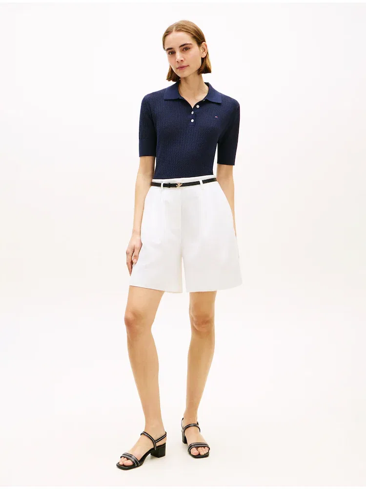 Свитер поло TOMMY HILFIGER, Navy — фото 2