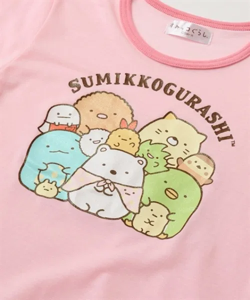 Детская пижама-комплект с коротким рукавом Sumikko Gurashi QUNTSTYLE, Emerald — фото 3