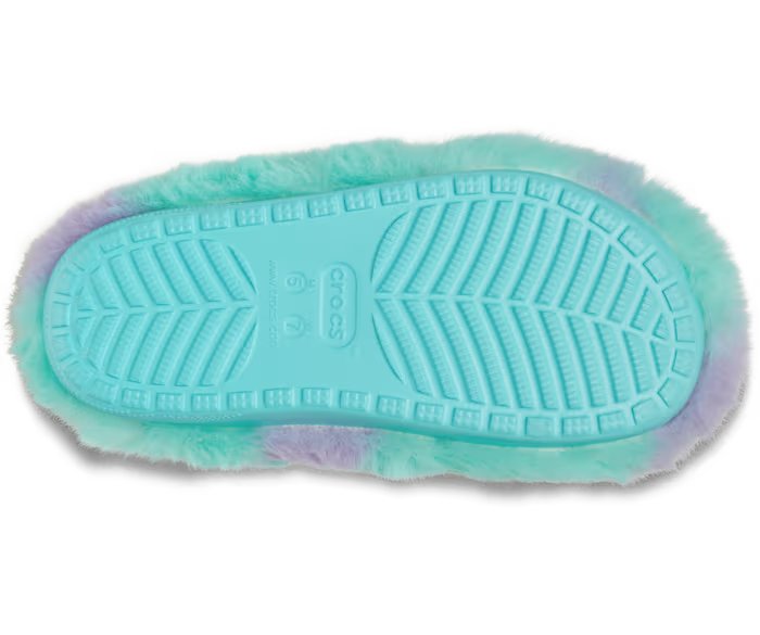 Сандалии унисекс Crocs Classic Cozzzy x Monsters, Inc. Sulley, голубой — фото 4