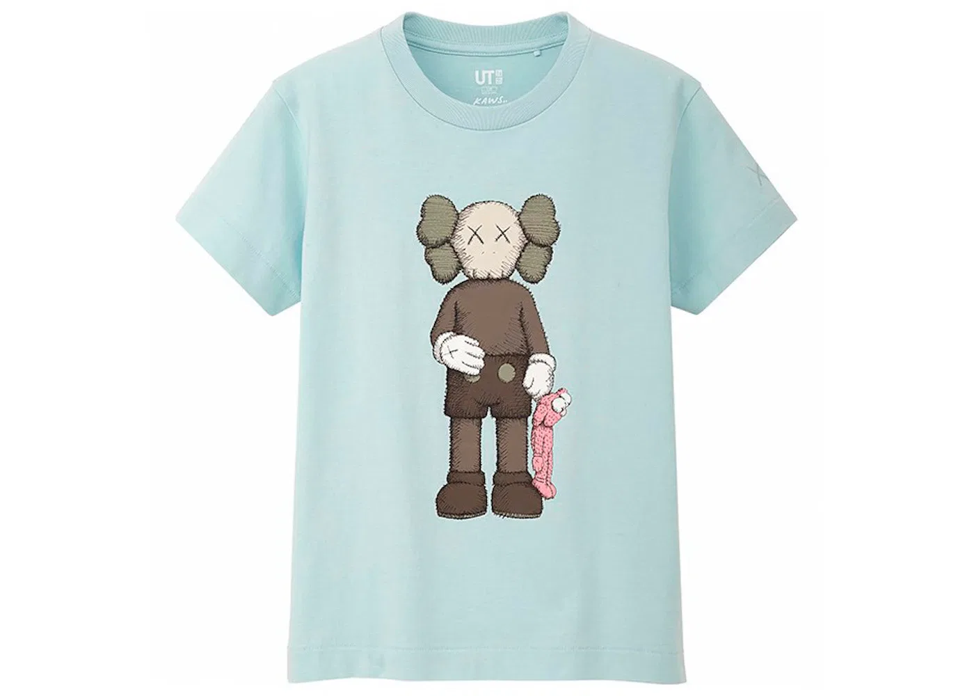 Детская футболка с принтом KAWS Companion Tee (Kids) KAWS, Light Blue