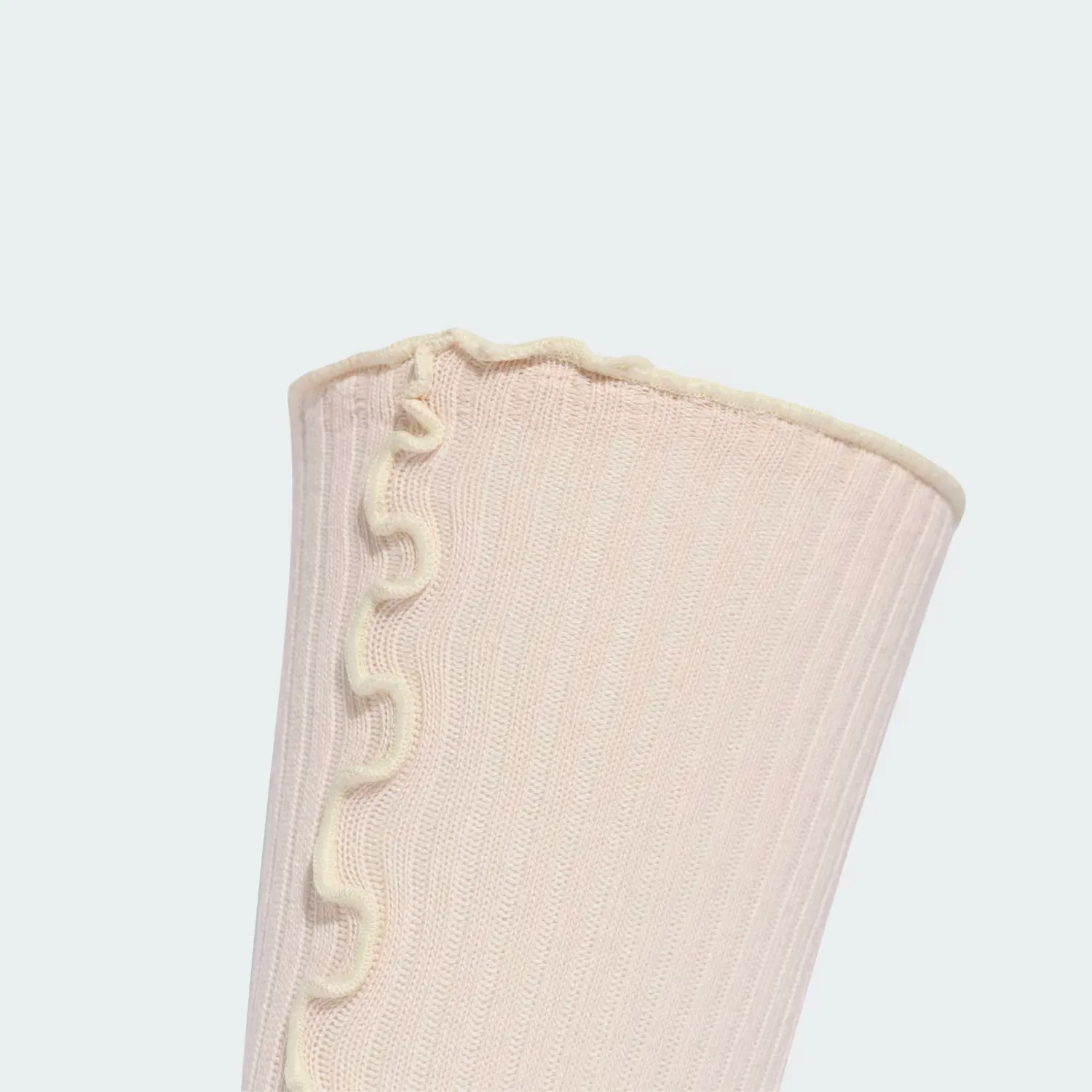Носки с двойной оборкой 2 пары Ruffle Crew Adidas Originals, молочно-белый/wonder quartz — фото 3