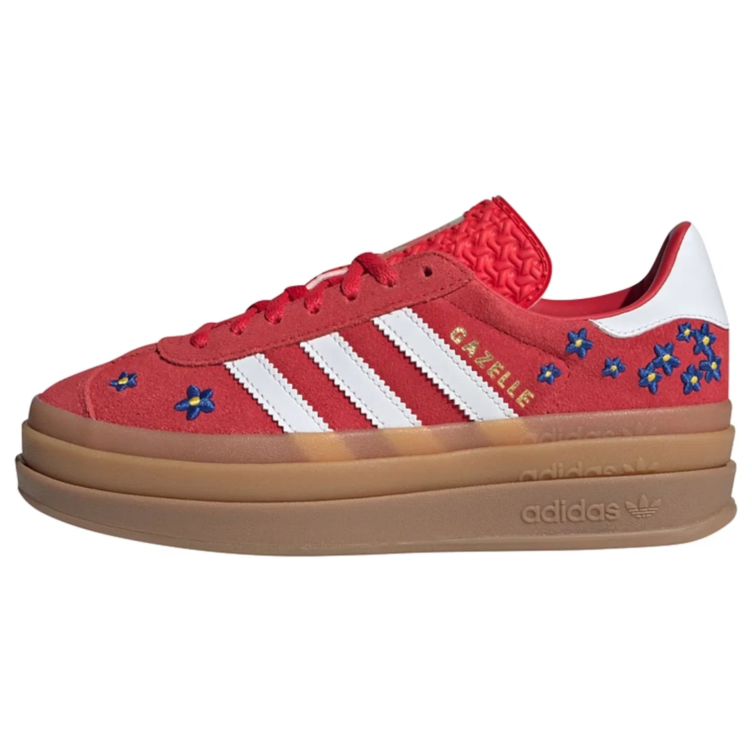 Кроссовки Adidas Originals Gazelle Bold красного цвета