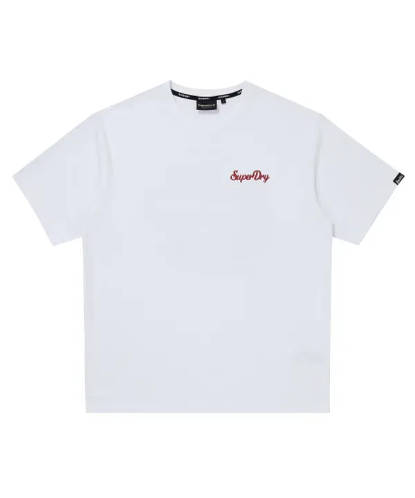 Футболка с принтом Superdry, белый