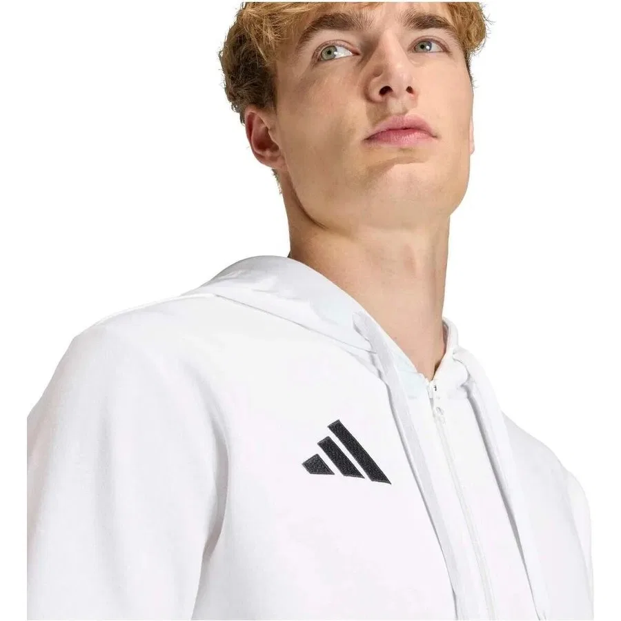 Спортивный свитшот с капюшоном KF5943 ENT26 Fz adidas, Белый — фото 4