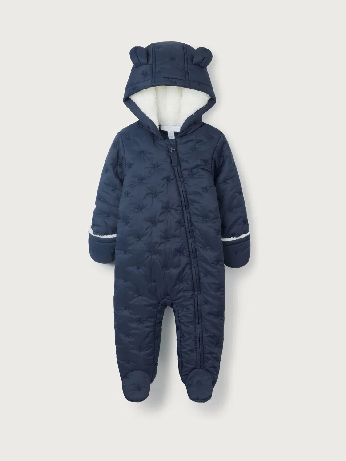 Комбинезон с капюшоном Star Quilted The White Company, синий