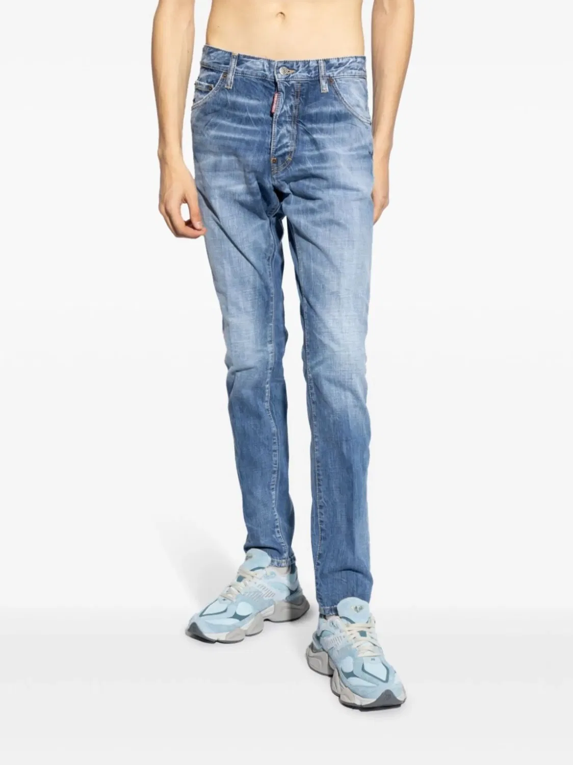 DSQUARED2 Мужские джинсы Slim-Fit с середины талии — фото 3