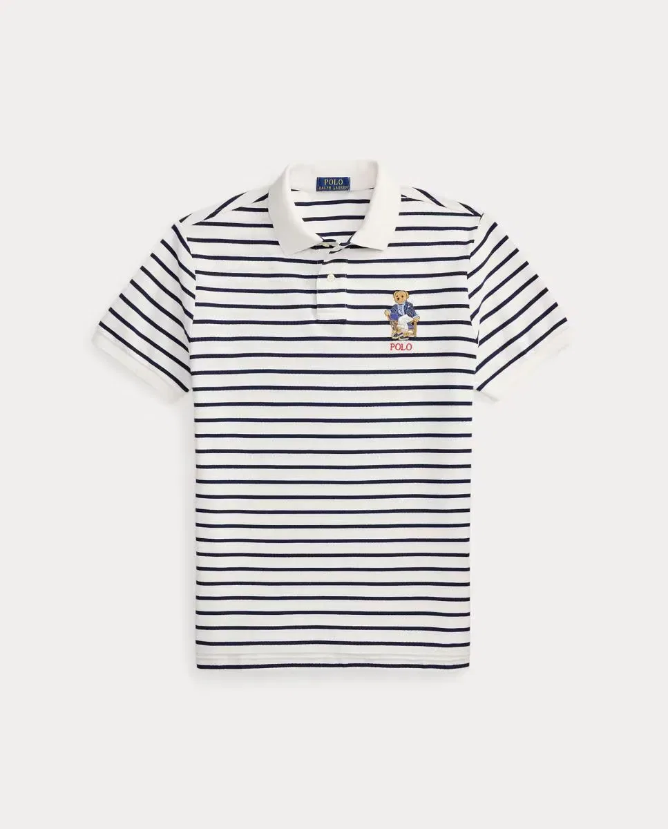 Мужское поло Regular Fit с принтом Polo Bear Polo Ralph Lauren, Azul Marino — фото 4
