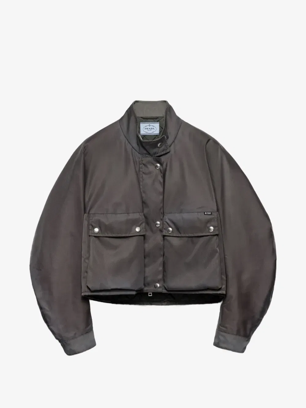 Куртка-блузон Re-Nylon Prada, серый