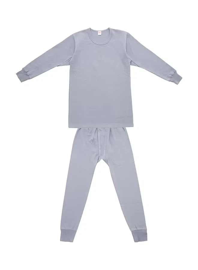 Термобелье с длинным рукавом комплект 2-Piece full body thermal set Byc, темно-серый