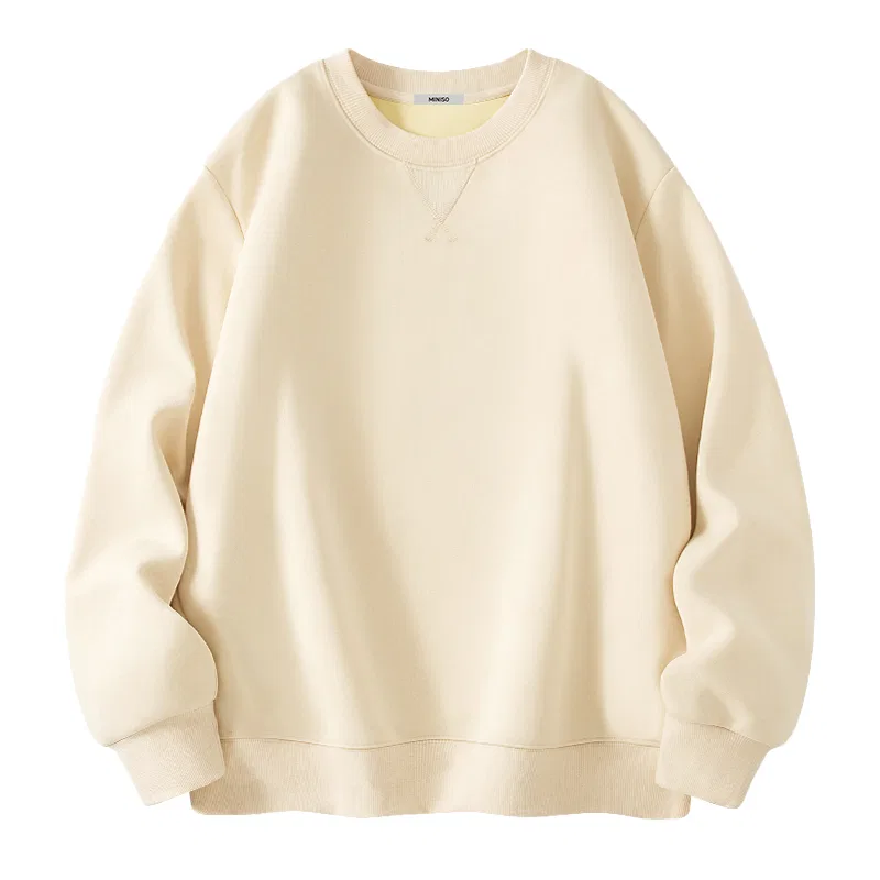 Детский свитшот на флисе Light Beige MINISO, Light Beige