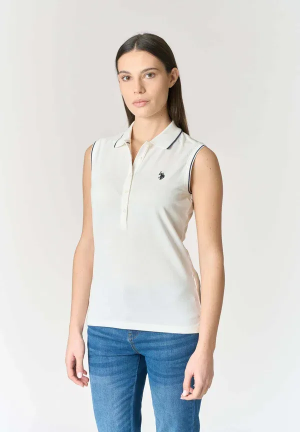 Футболка поло хлопковая Polo shirt U.S. Polo Assn., белый