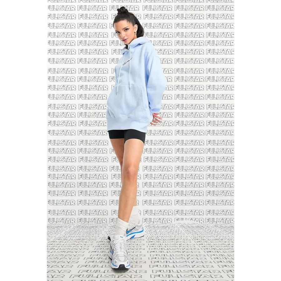Свитшот с капюшоном Swoosh Phoenix Loose Fit Nike, Синий — фото 4