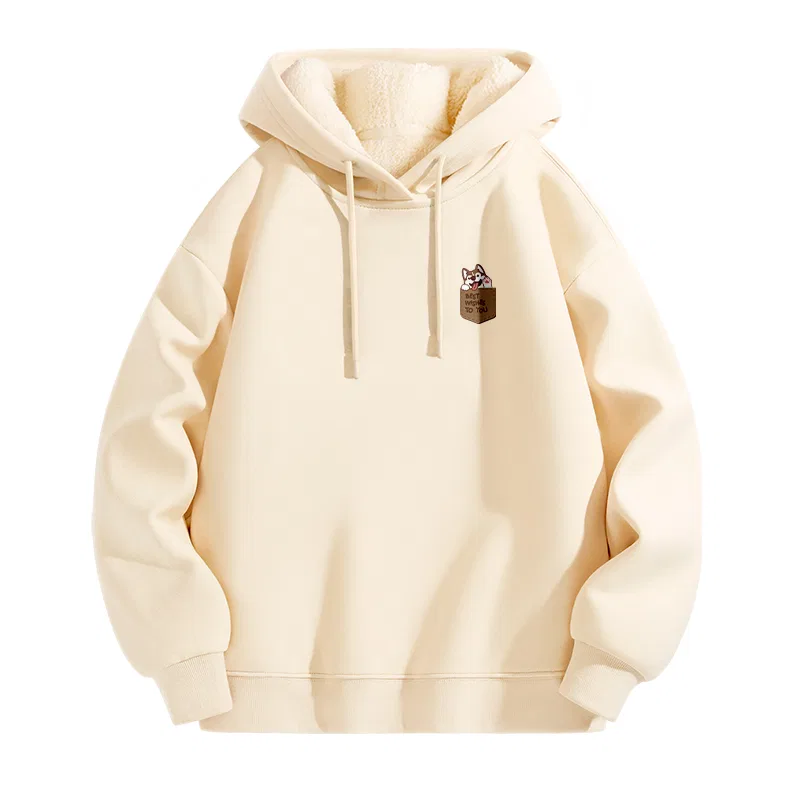 Детский свитшот свободного кроя Tonlion, Цвет Light Beige — фото 3