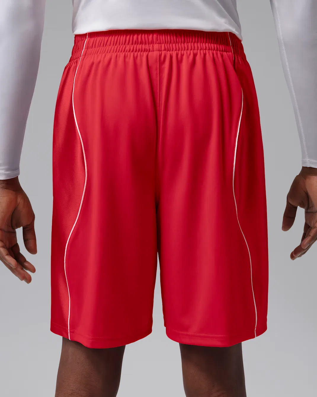 Мужские шорты Dri-FIT 9 дюймов в стиле Y2K Jordan Sport, University Red/White/University Red — фото 3